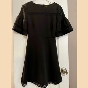 LBD Puffer Sleeve Dress